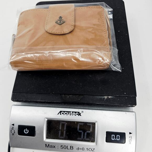 Harbour 2nd Women’s Gold Cognac Tan Amber Genuine Leather Wallet - Picture 9 of 9